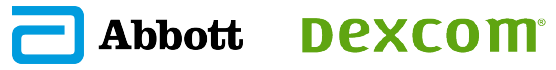 Abbott and Dexcom logos